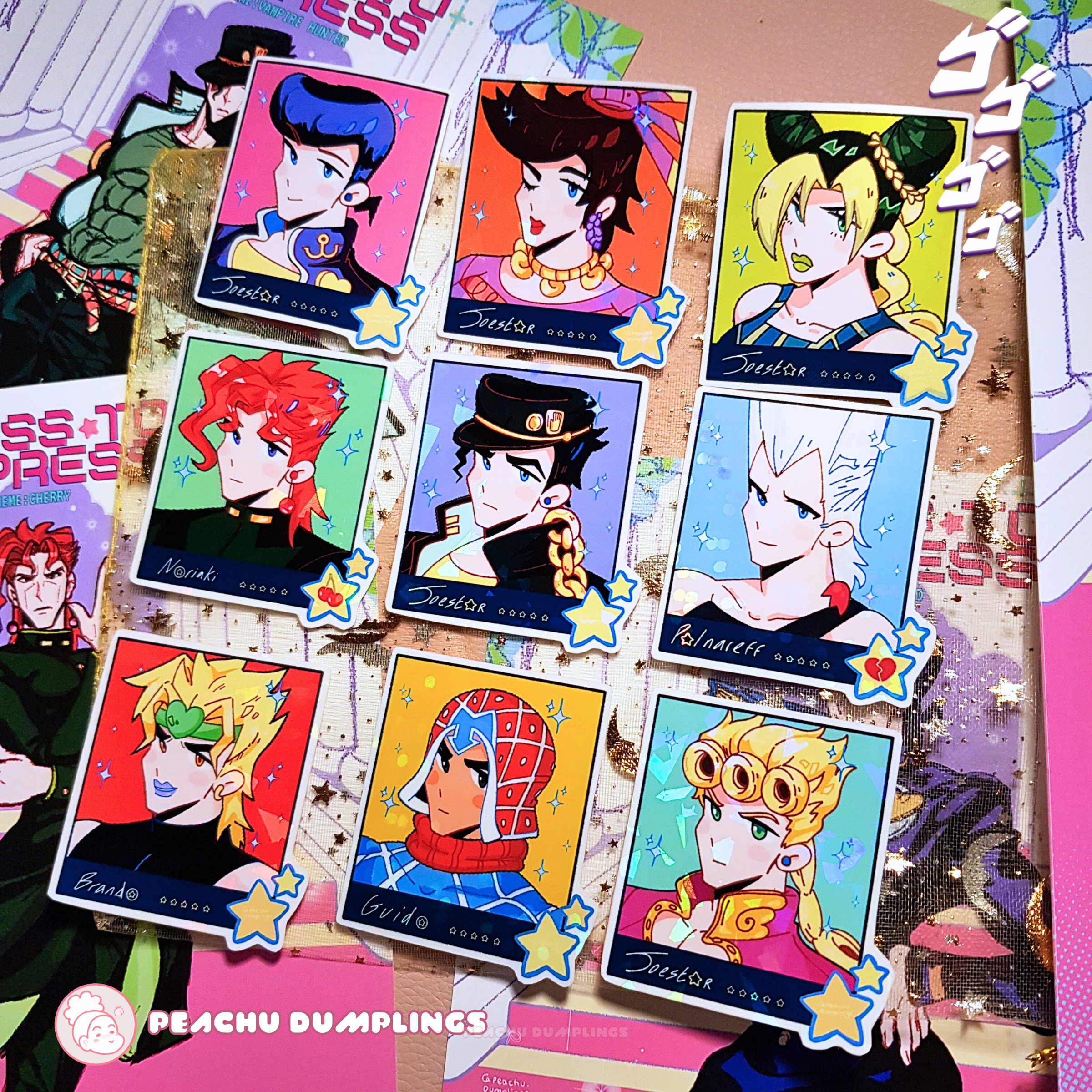 JJStars Holograhic Stickers