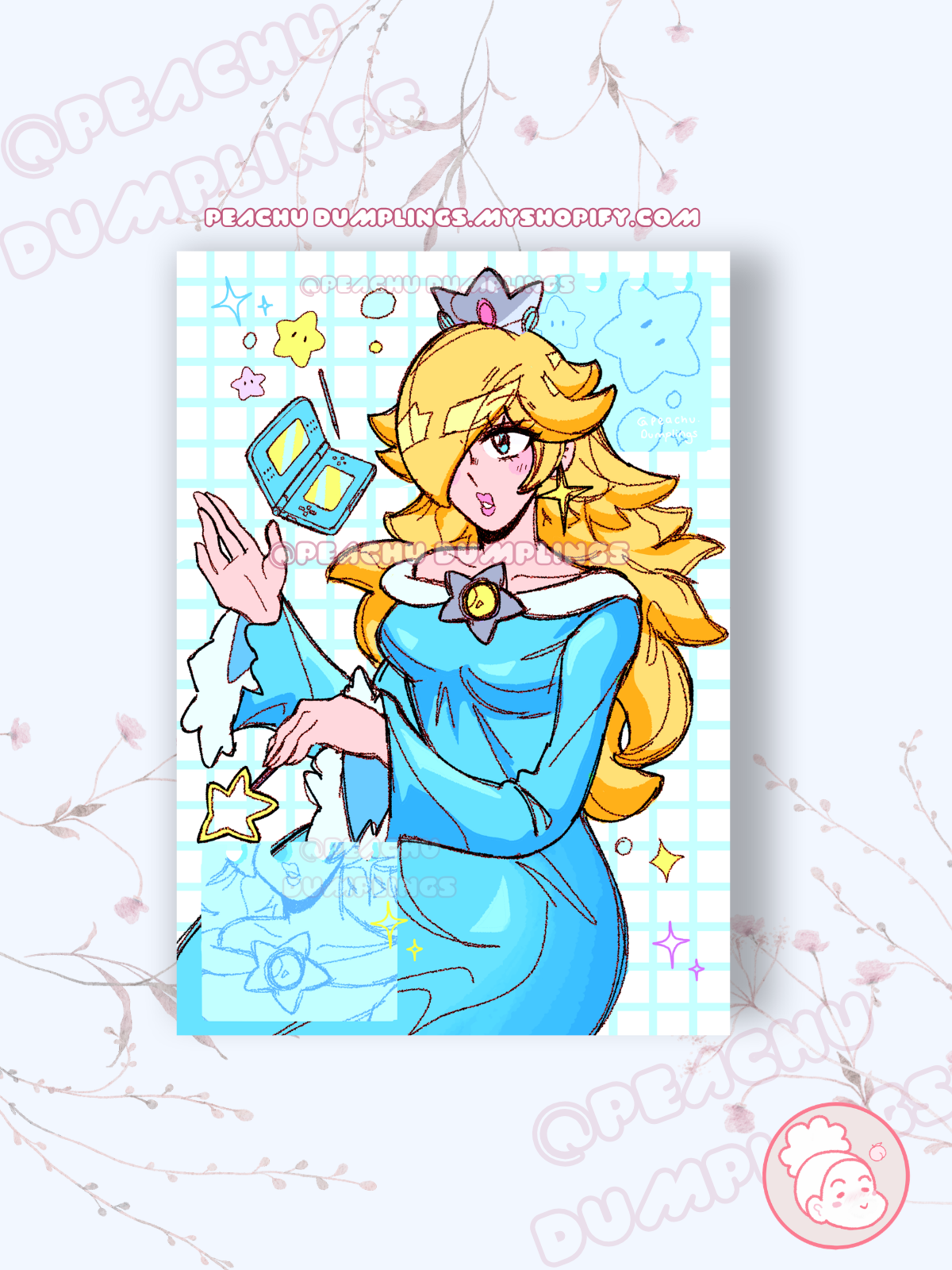 Blue Princess DS Print ⭐