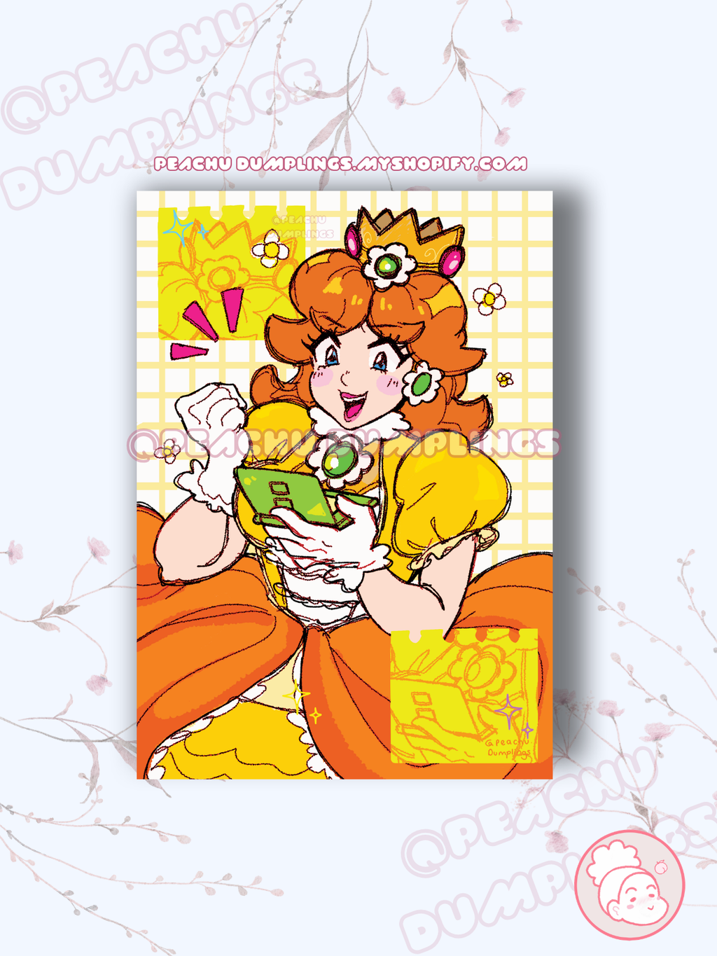 Orange Princess Print 🌼