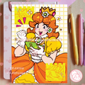 Orange Princess Print 🌼