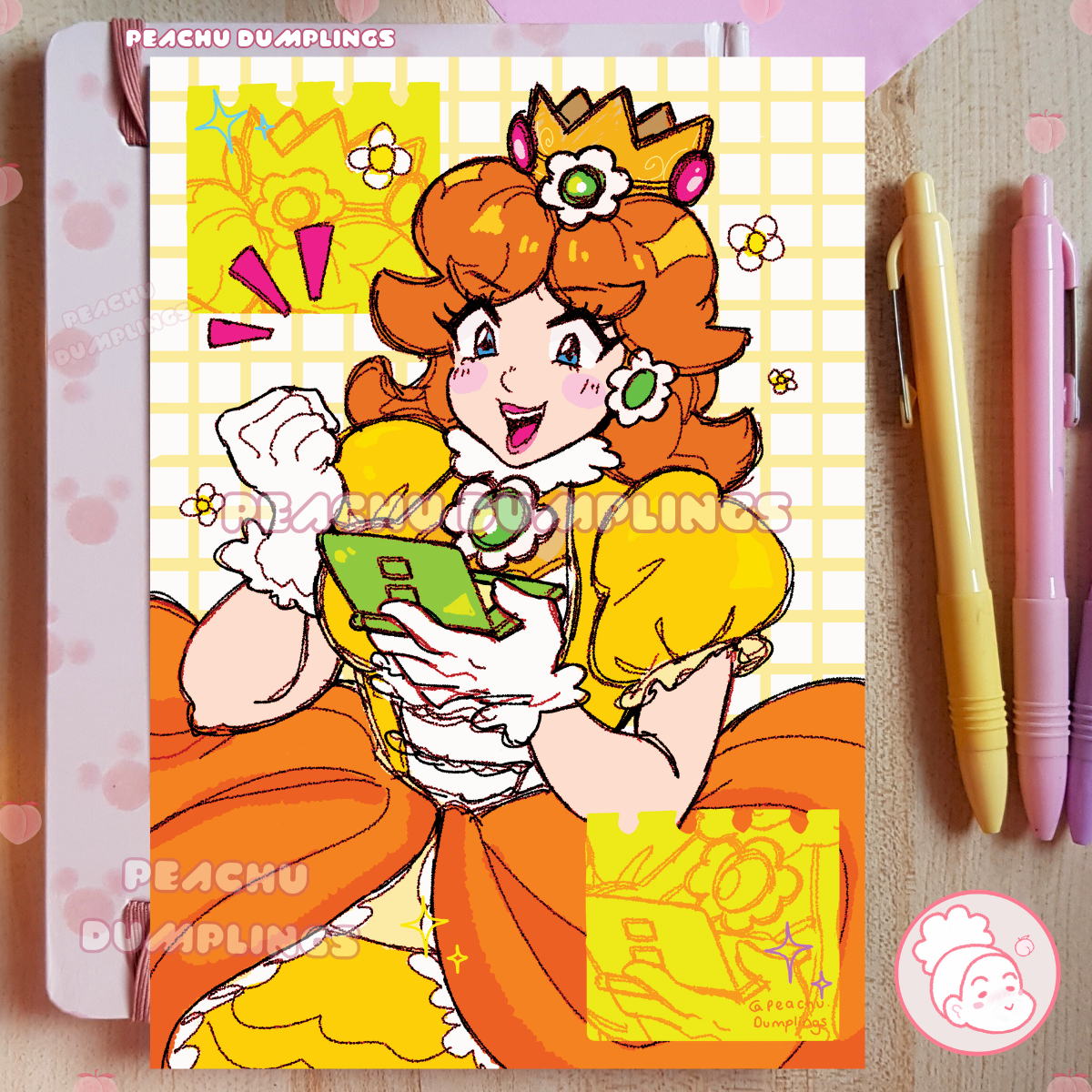 Orange Princess Print 🌼