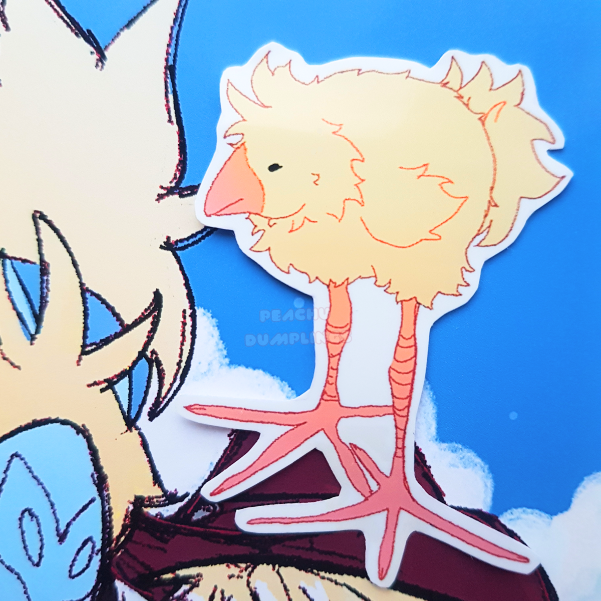 Chocobo Kiwi Sticker