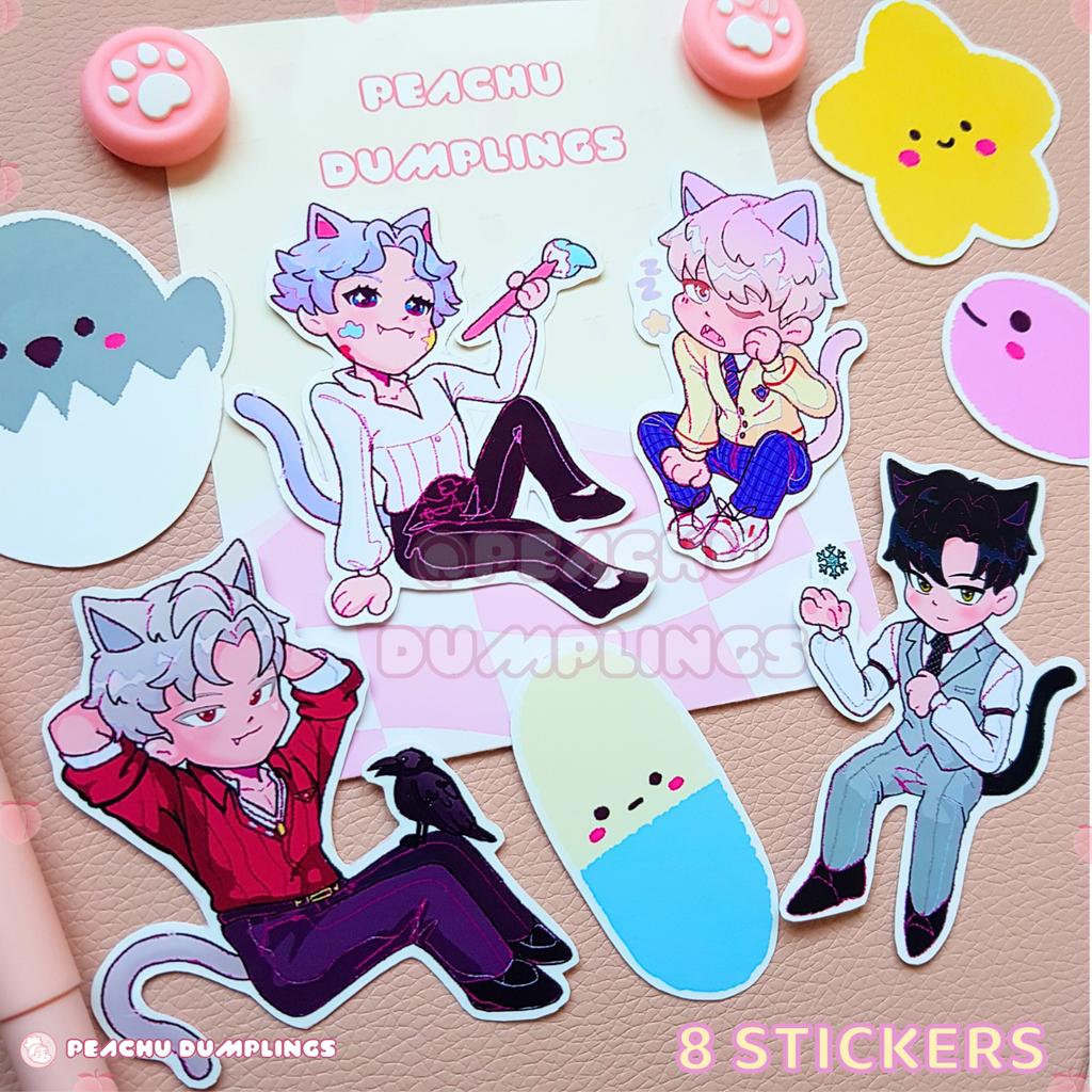 LADS Kitty Stickers