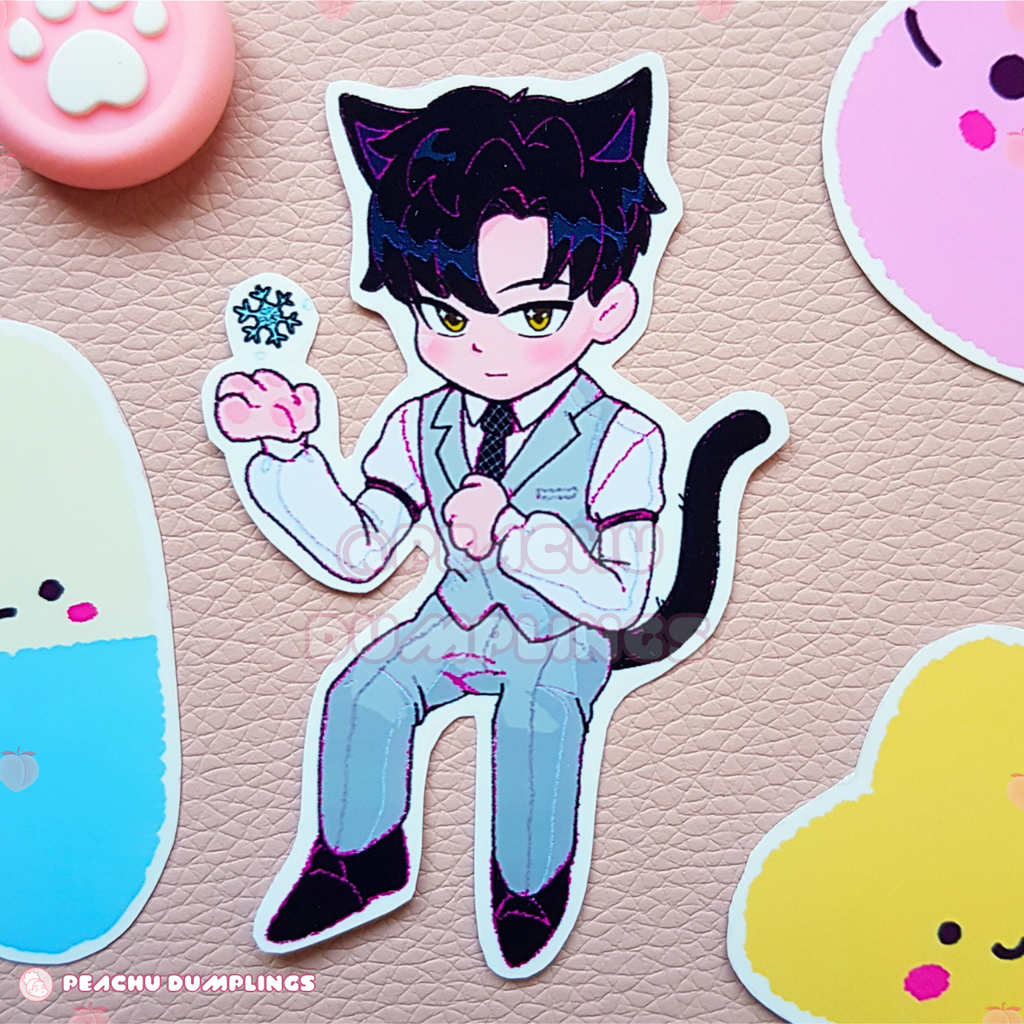 LADS Kitty Stickers