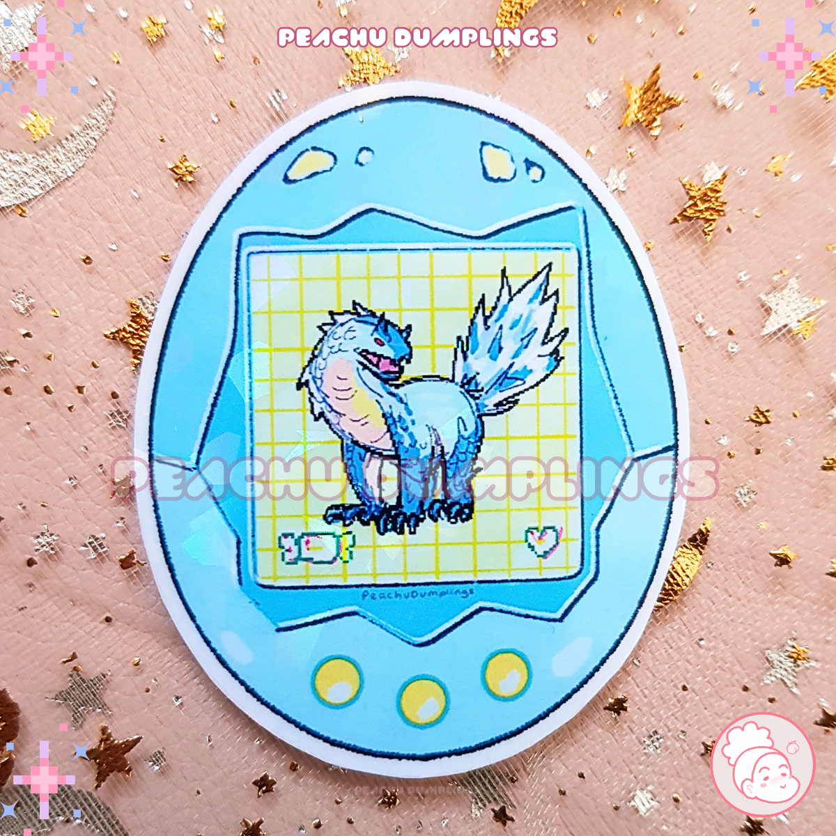 Monster DigiEgg | Holographic Stickers