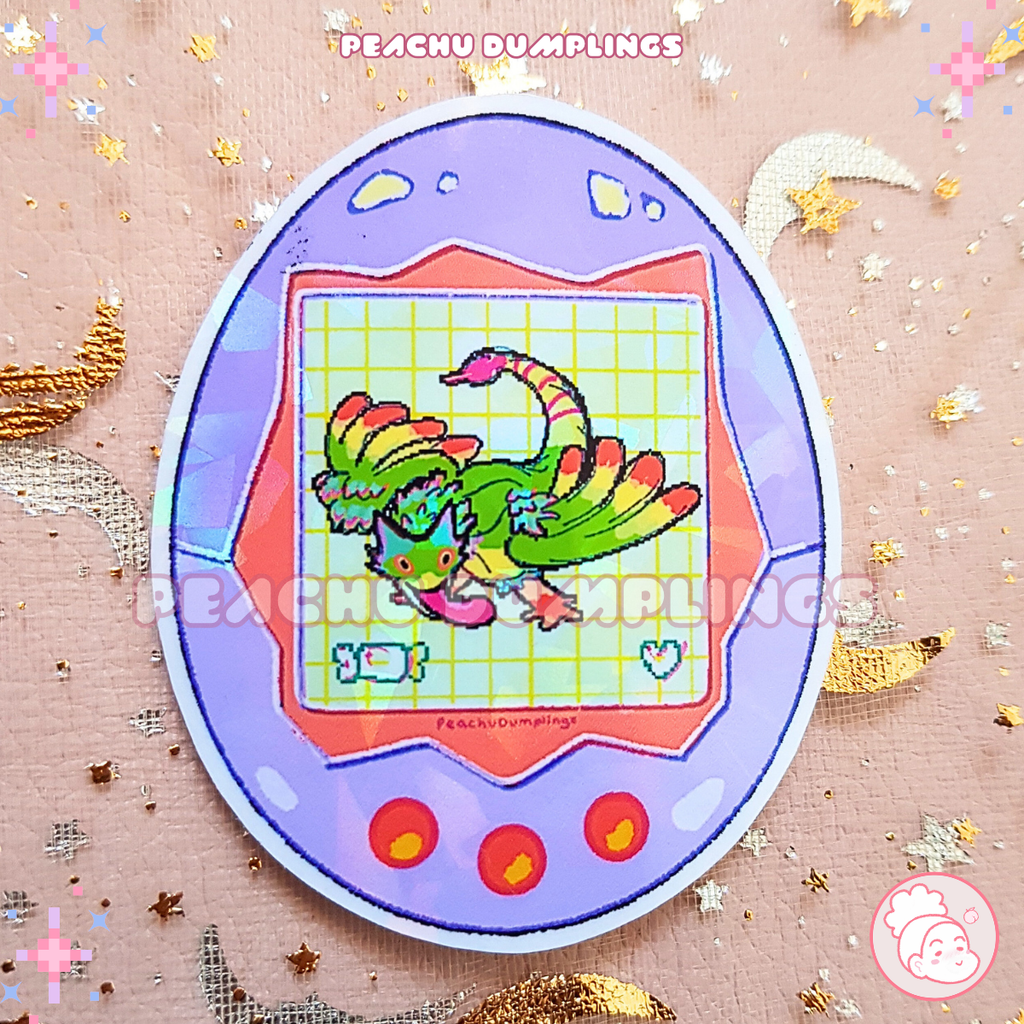 Monster DigiEgg | Holographic Stickers