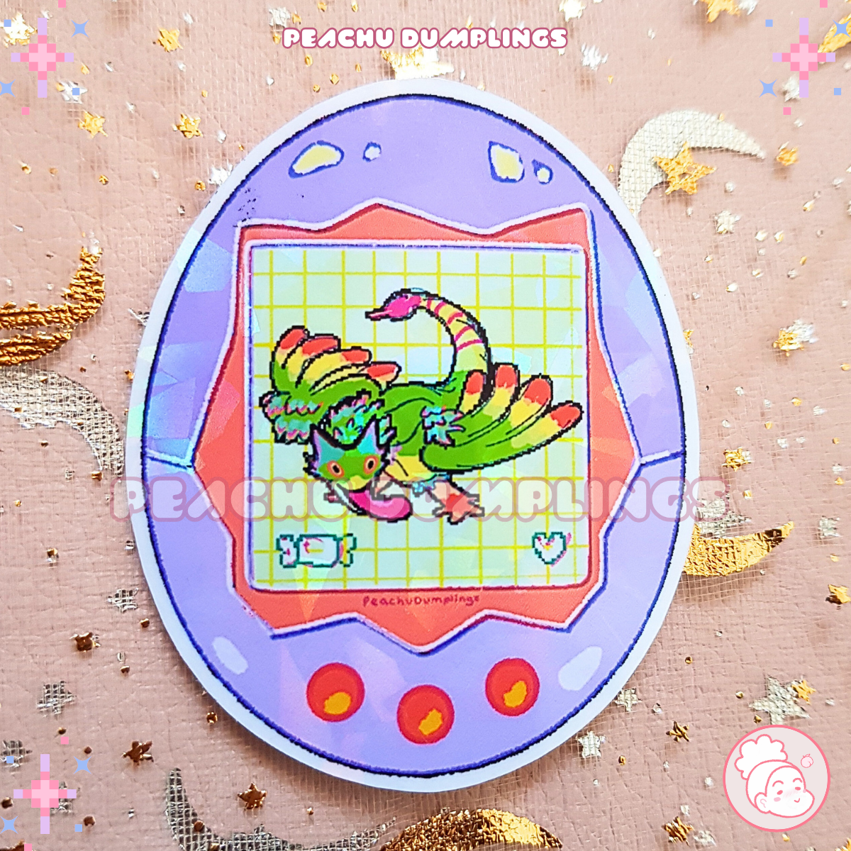 Monster DigiEgg | Holographic Stickers