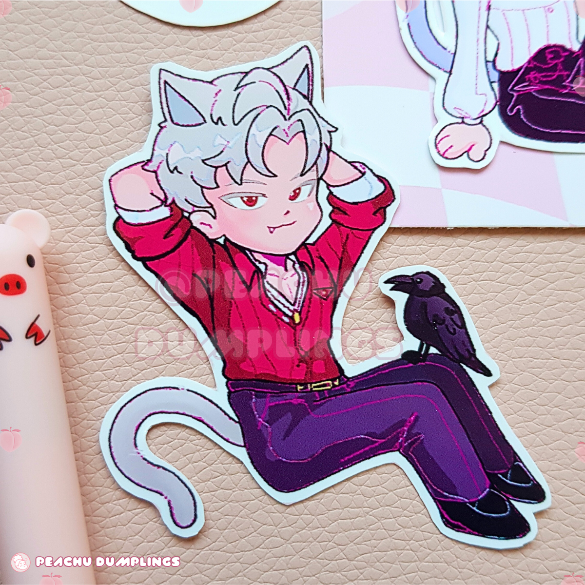 LADS Kitty Stickers