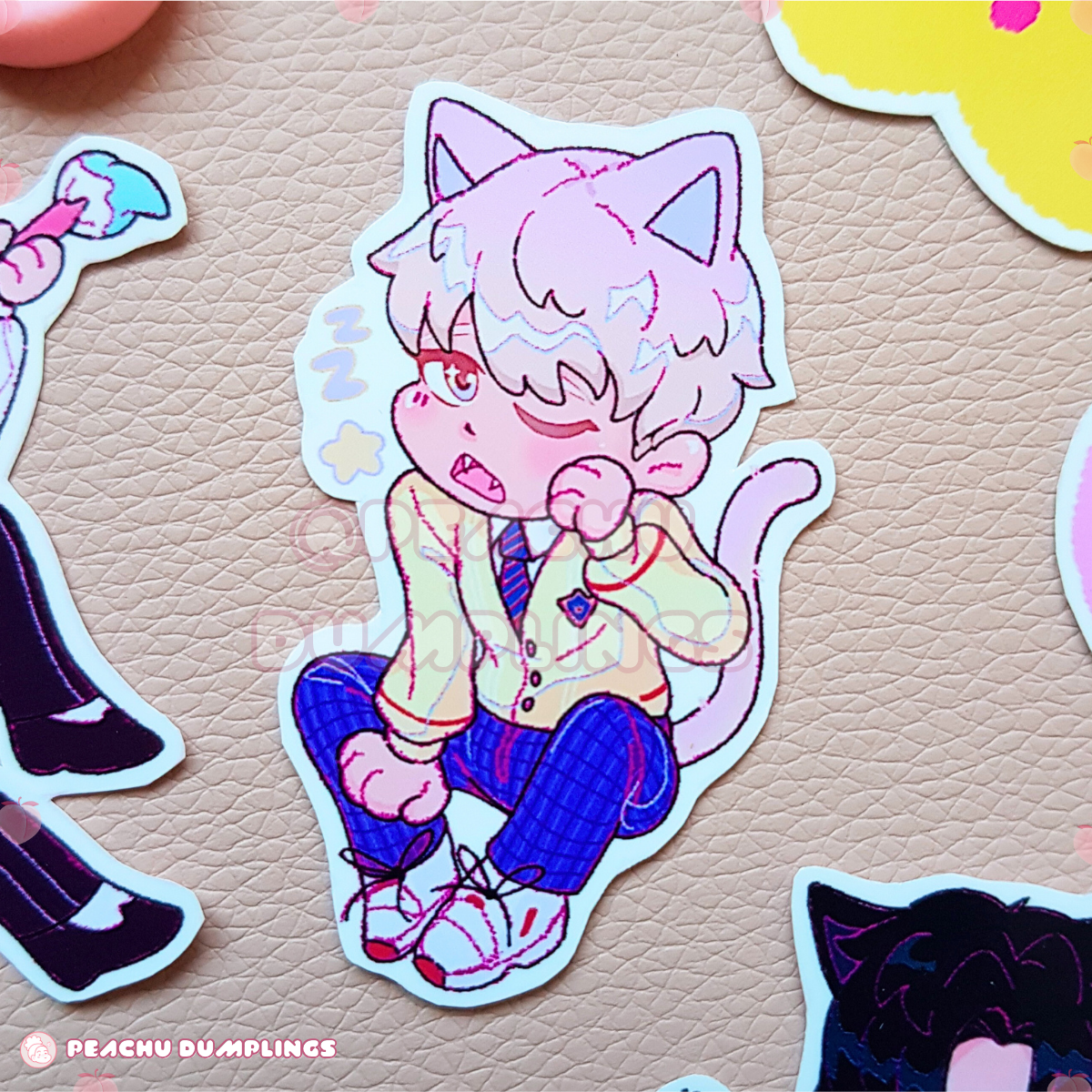 LADS Kitty Stickers